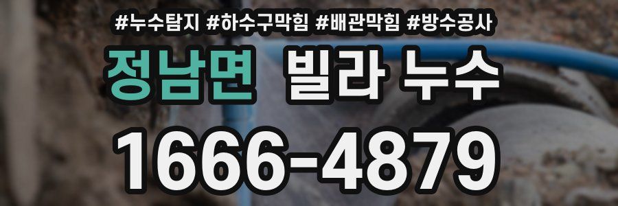 정남면 빌라 누수