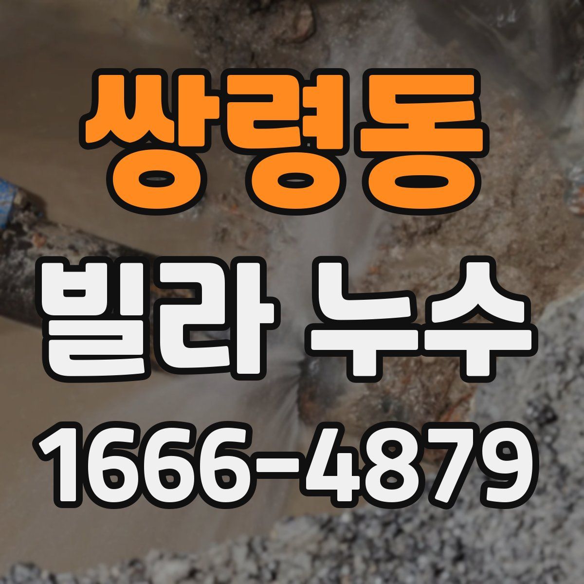 쌍령동 빌라 누수