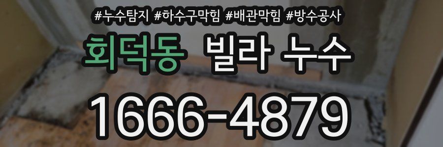 회덕동 빌라 누수