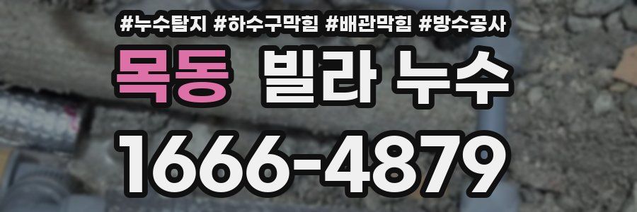 목동 빌라 누수