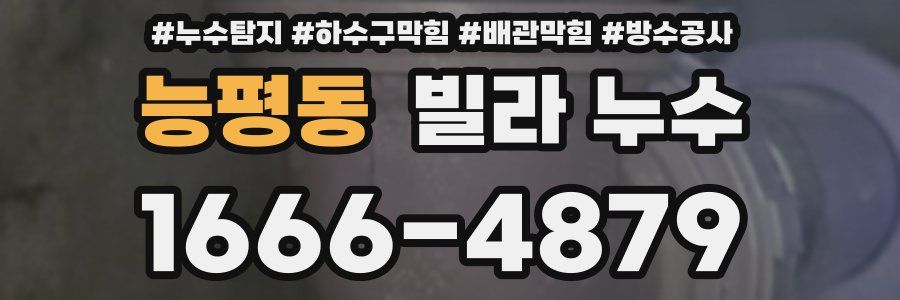 능평동 빌라 누수