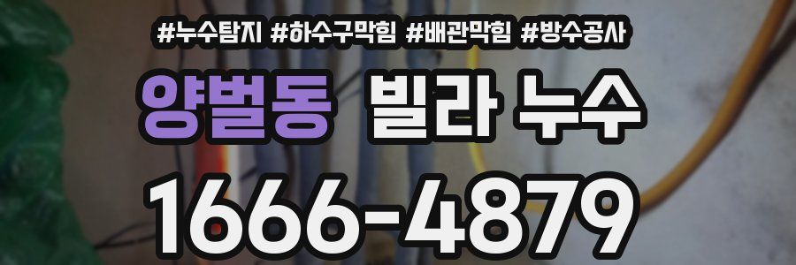 양벌동 빌라 누수