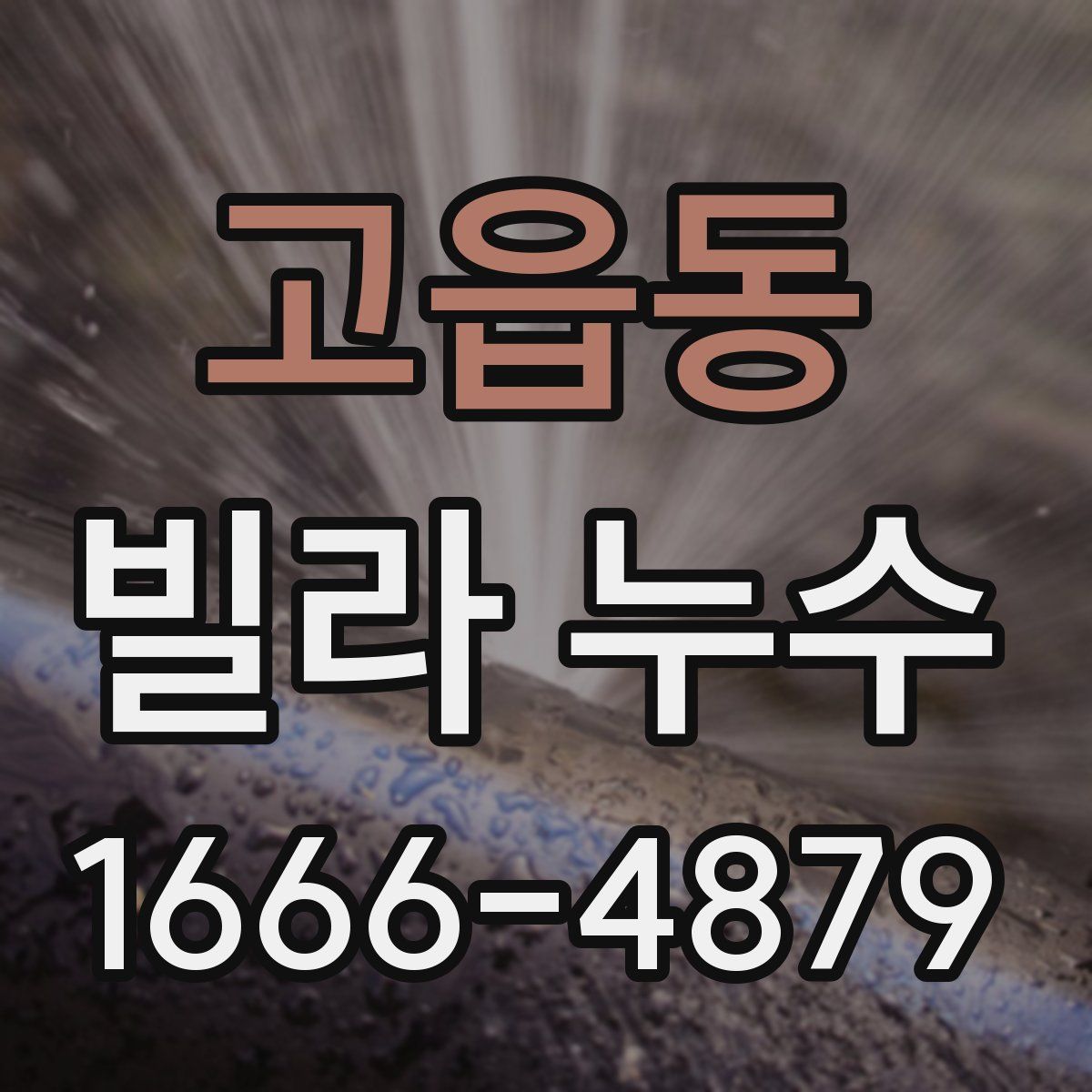 고읍동 빌라 누수