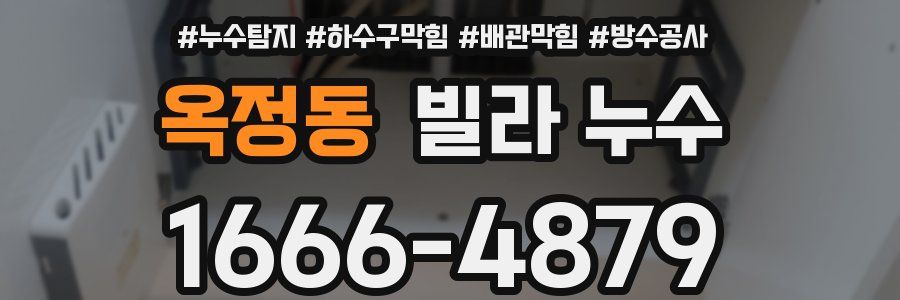 옥정동 빌라 누수