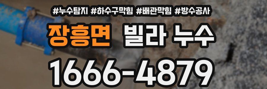 장흥면 빌라 누수