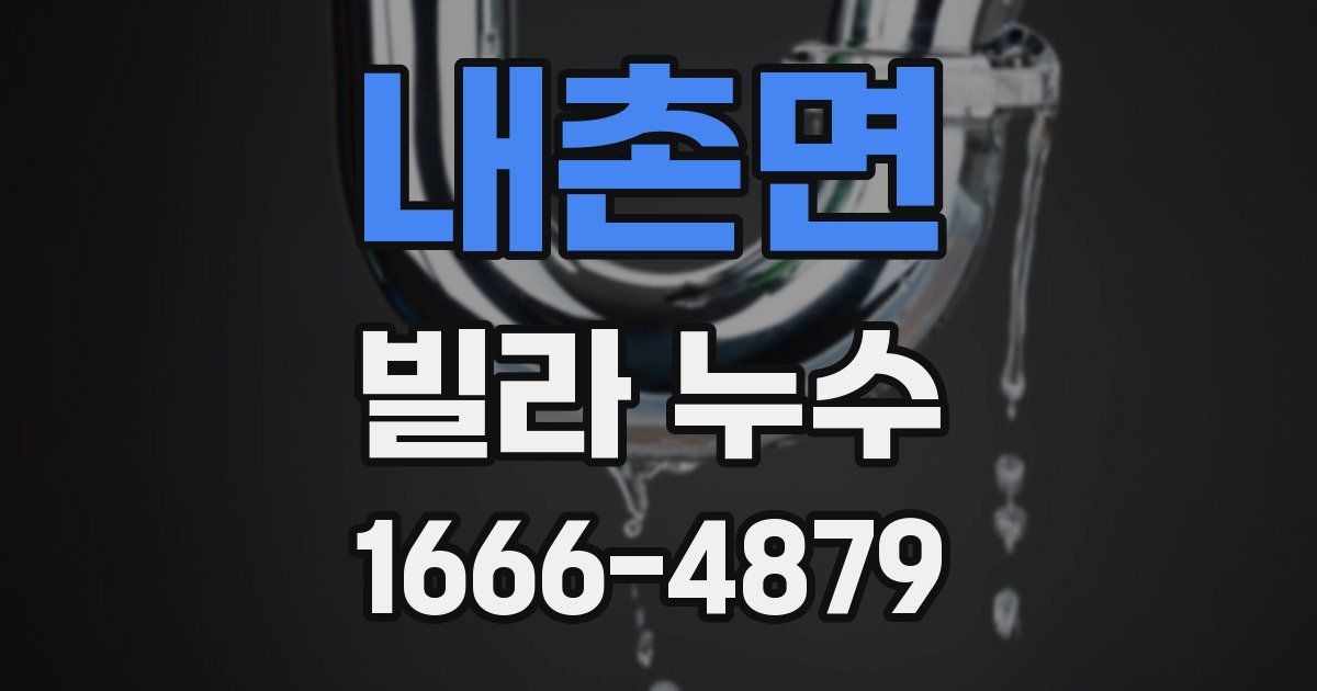 내촌면 빌라 누수