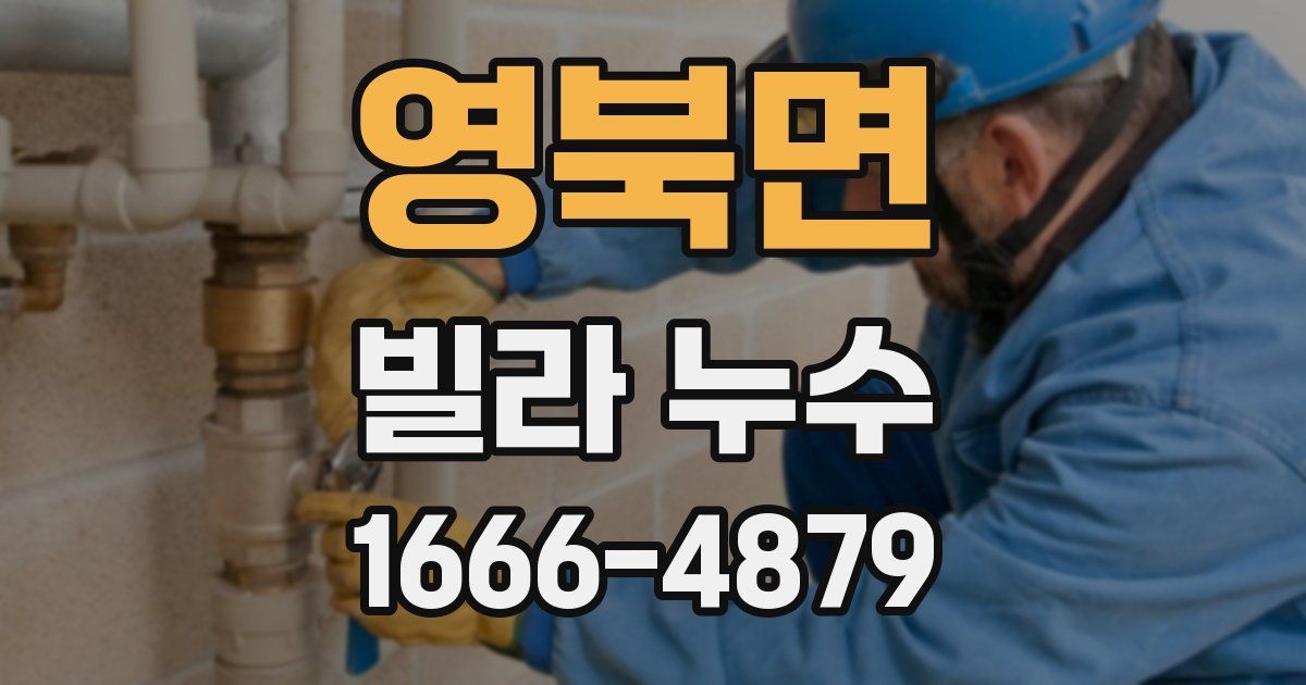 영북면 빌라 누수