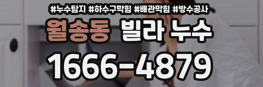 월송동 빌라 누수