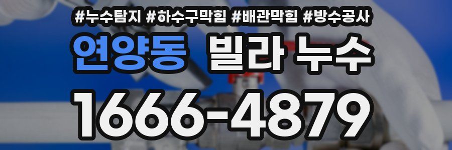 연양동 빌라 누수