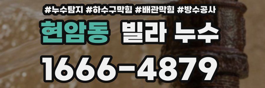 현암동 빌라 누수