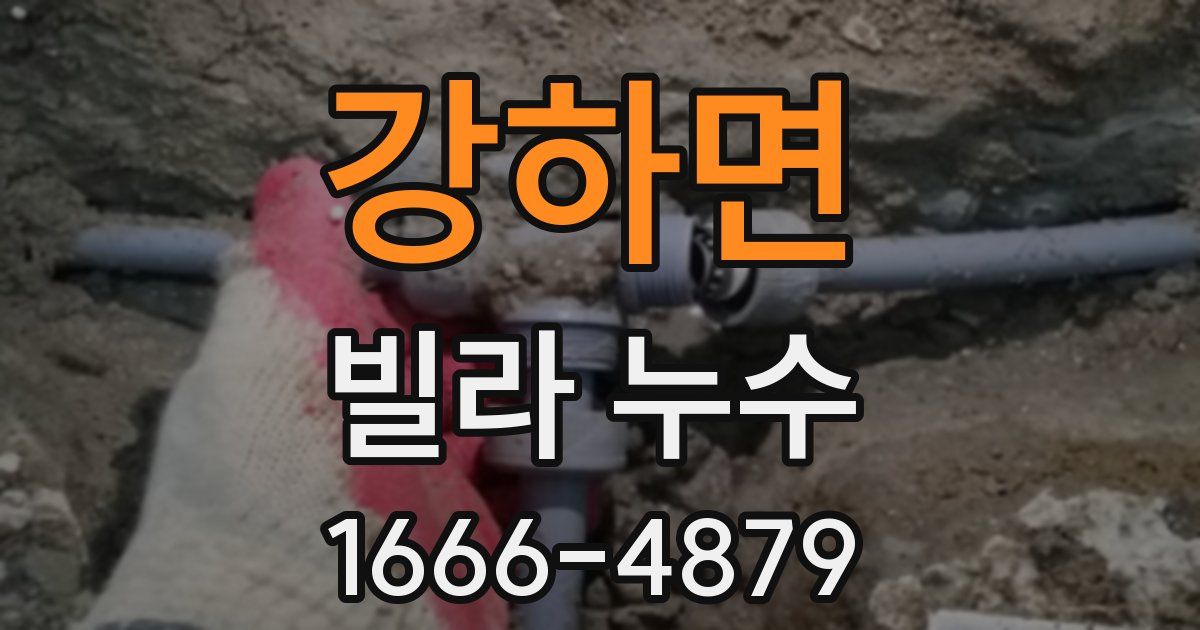 강하면 빌라 누수
