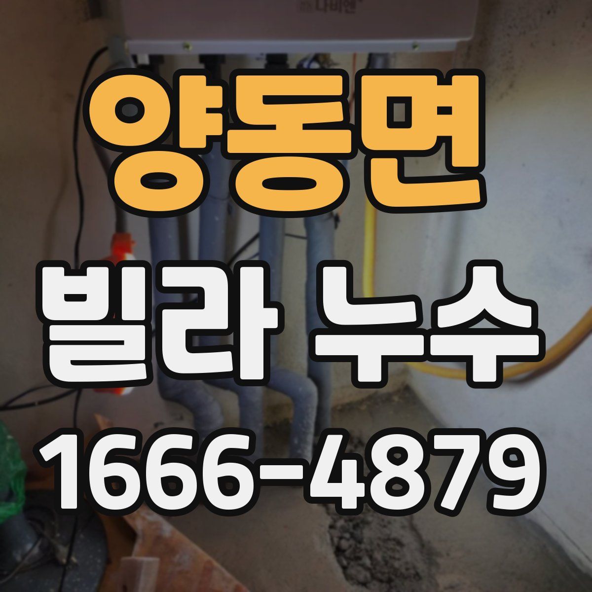 양동면 빌라 누수
