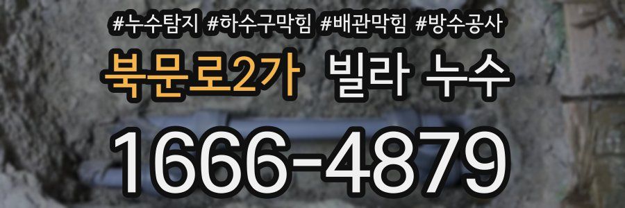 북문로2가 빌라 누수