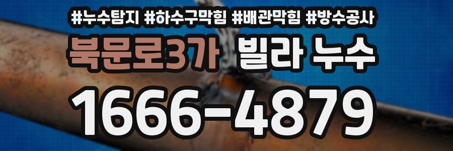 북문로3가 빌라 누수