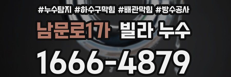 남문로1가 빌라 누수
