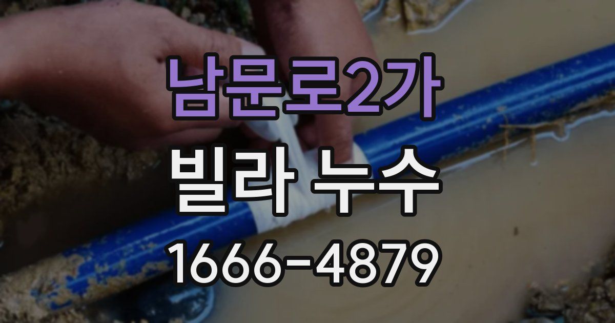 남문로2가 빌라 누수