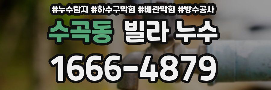 수곡동 빌라 누수