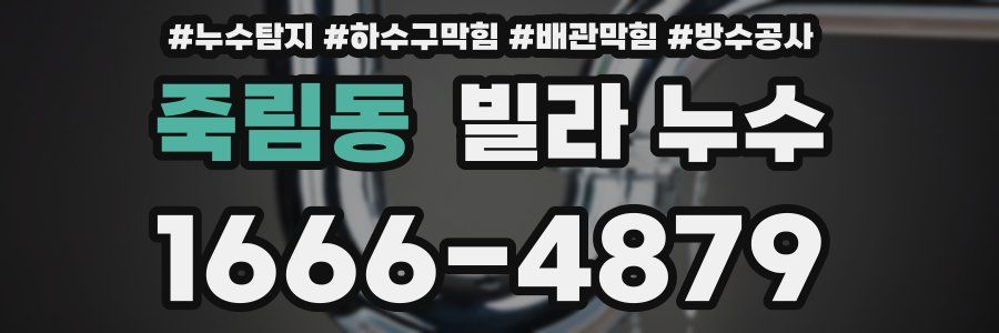 죽림동 빌라 누수