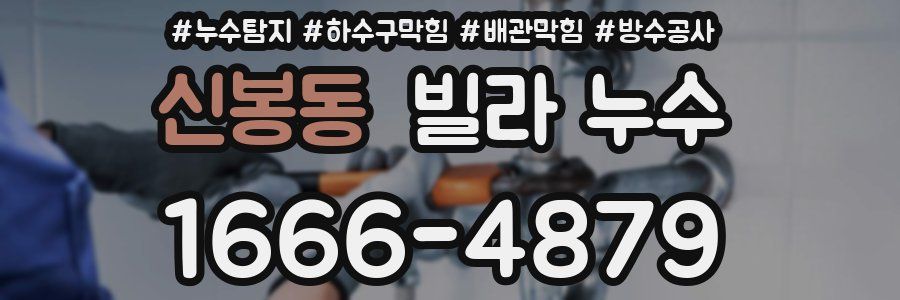 신봉동 빌라 누수