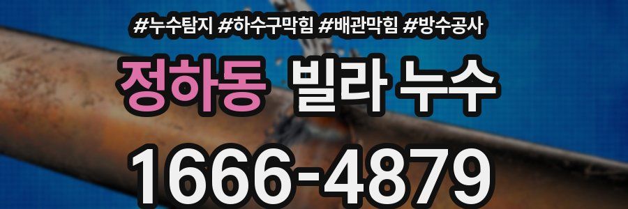 정하동 빌라 누수