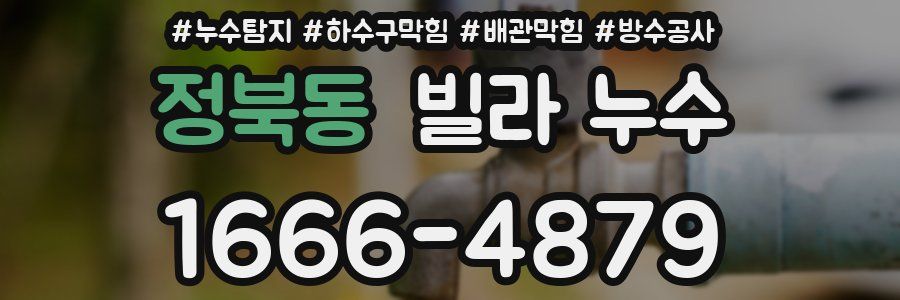 정북동 빌라 누수