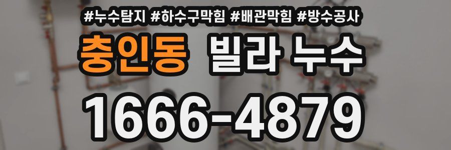 충인동 빌라 누수