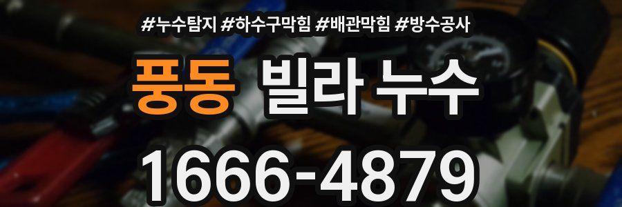 풍동 빌라 누수