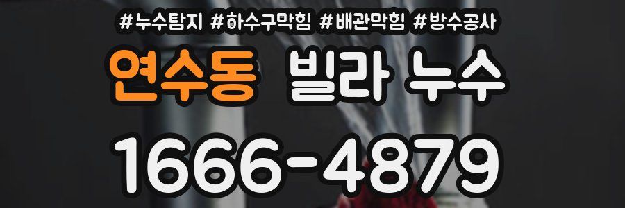 연수동 빌라 누수