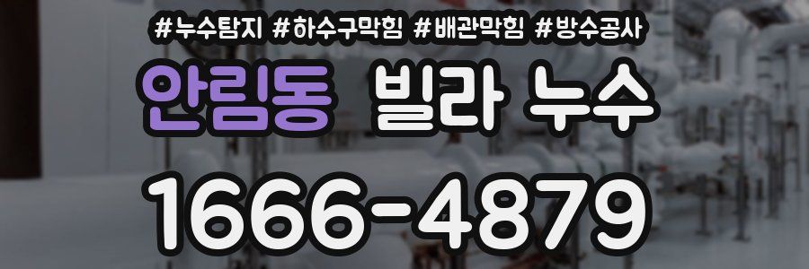 안림동 빌라 누수