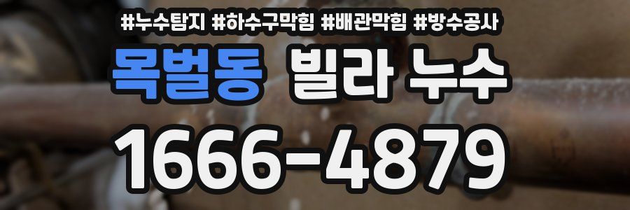 목벌동 빌라 누수