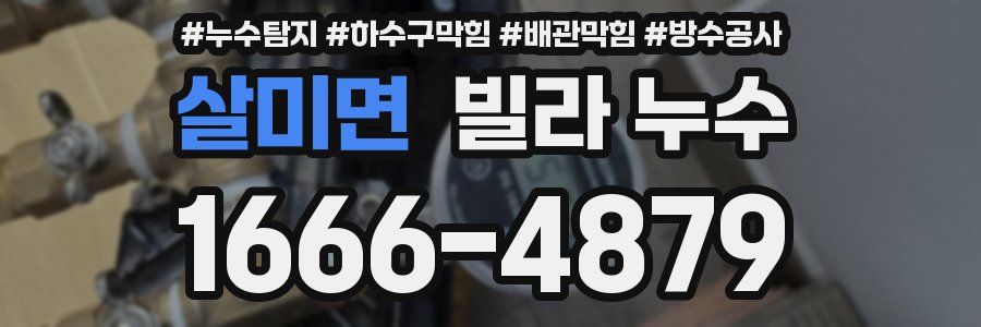 살미면 빌라 누수