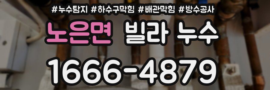 노은면 빌라 누수
