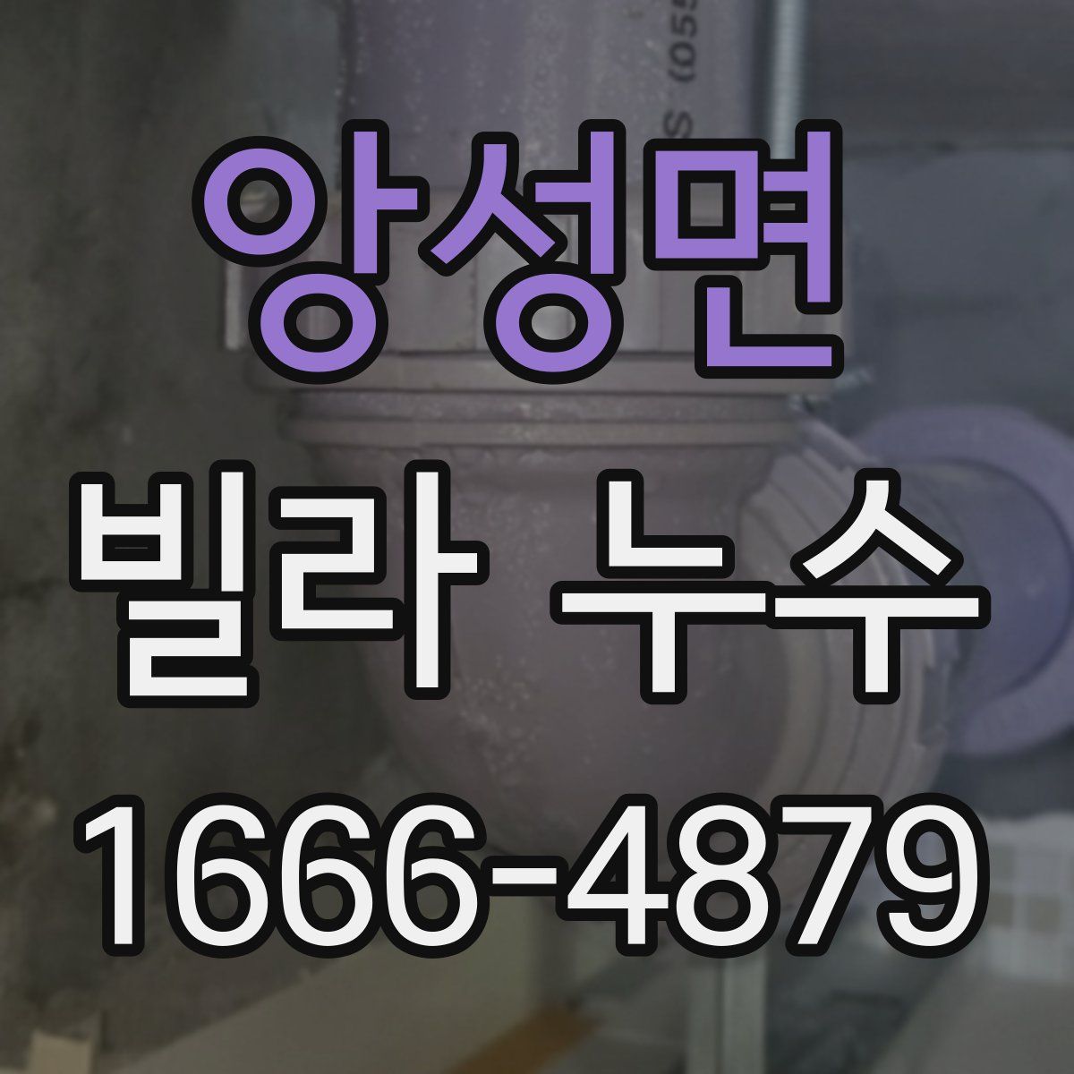 앙성면 빌라 누수