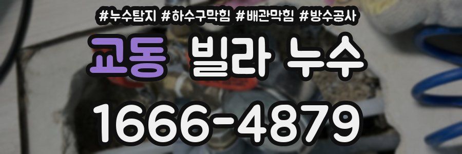 교동 빌라 누수