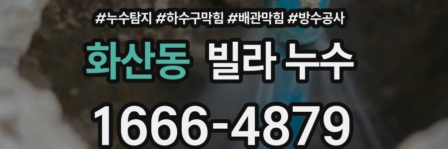 화산동 빌라 누수