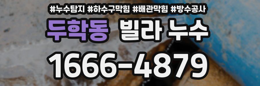 두학동 빌라 누수
