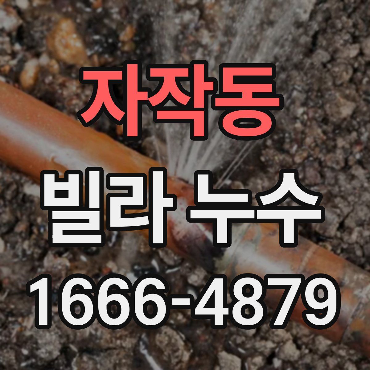 자작동 빌라 누수