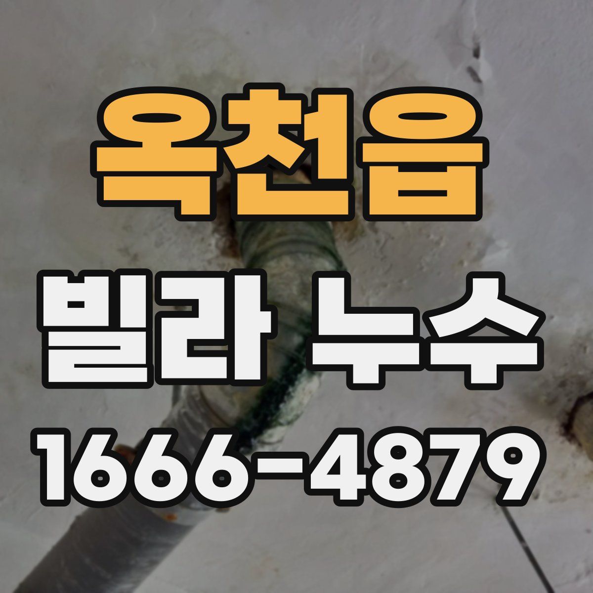 옥천읍 빌라 누수