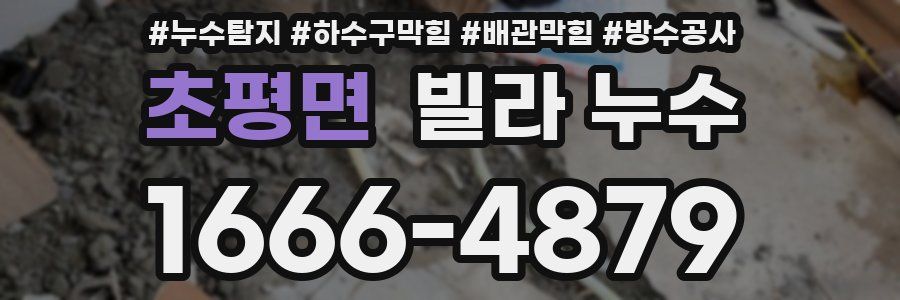 초평면 빌라 누수