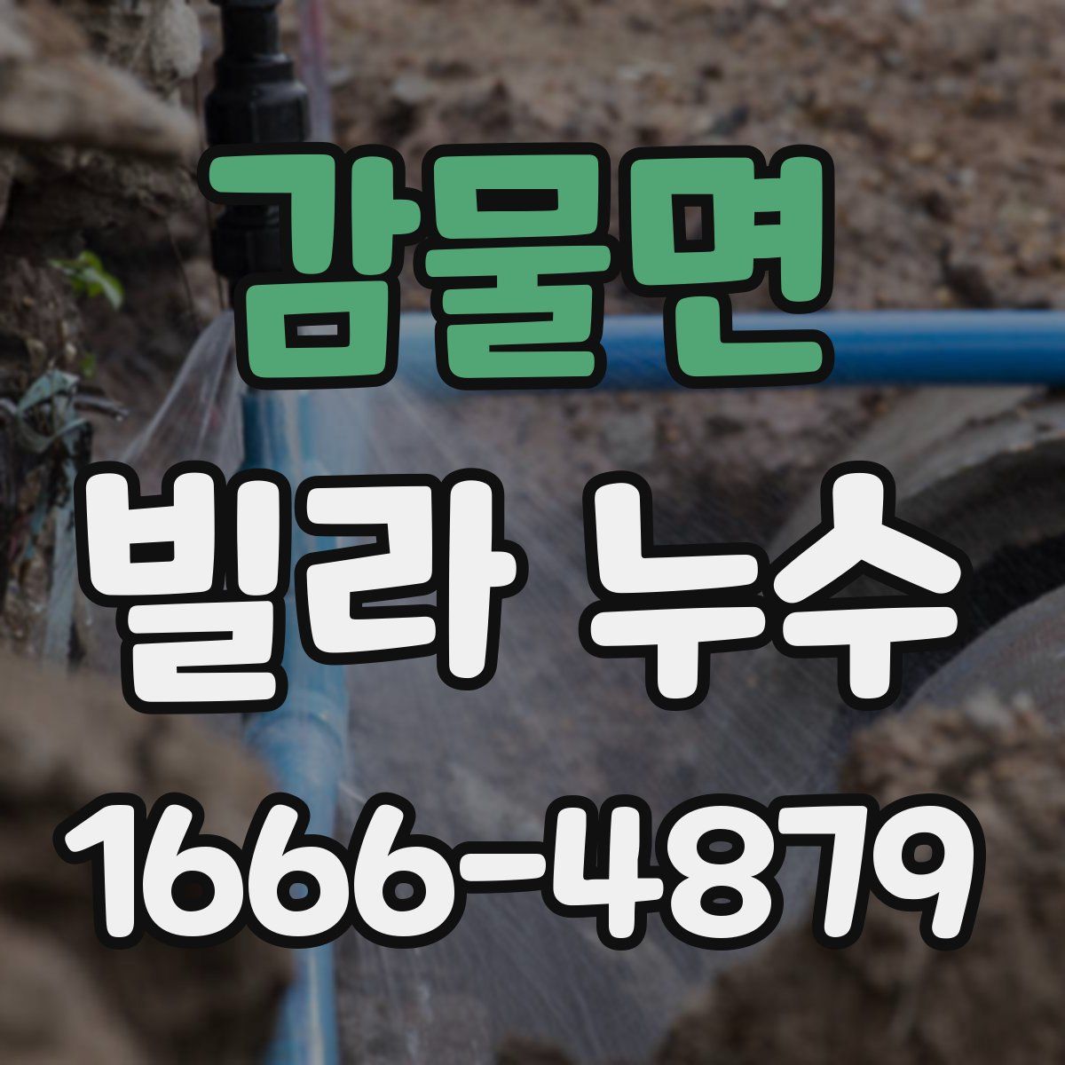 감물면 빌라 누수