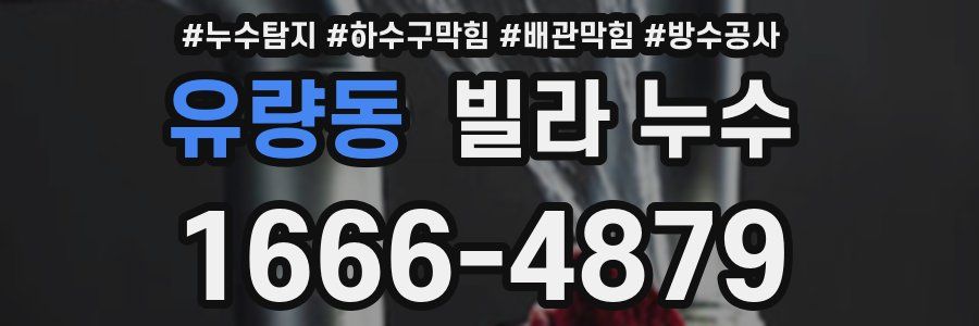 유량동 빌라 누수