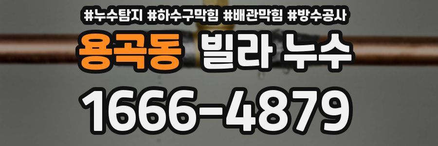용곡동 빌라 누수