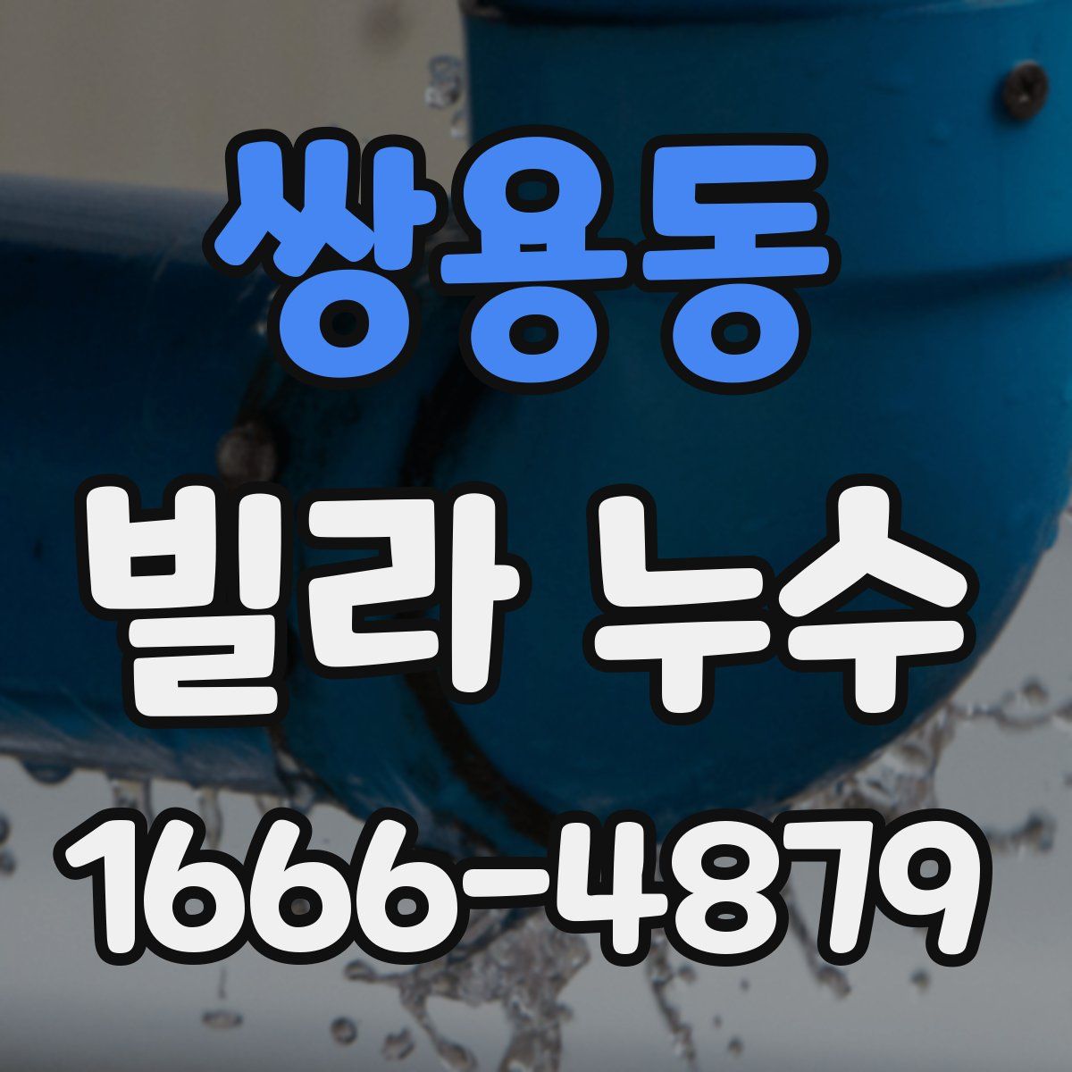 쌍용동 빌라 누수