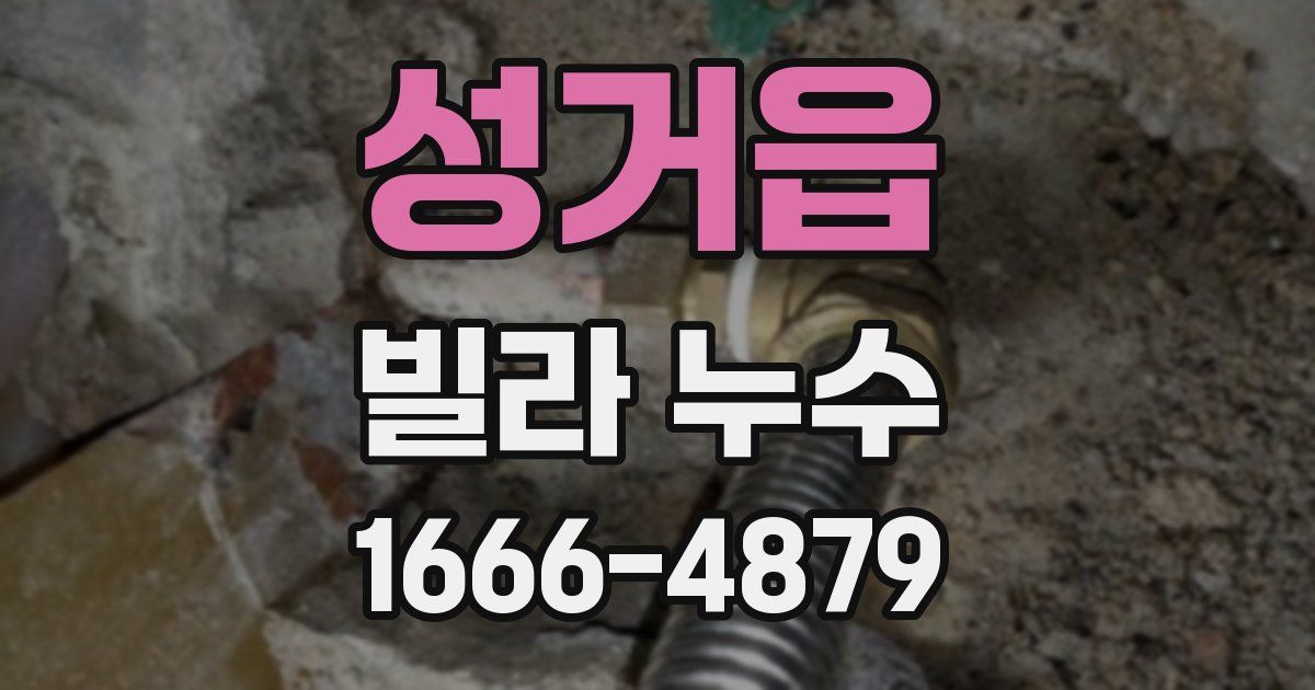 성거읍 빌라 누수
