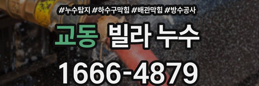 교동 빌라 누수