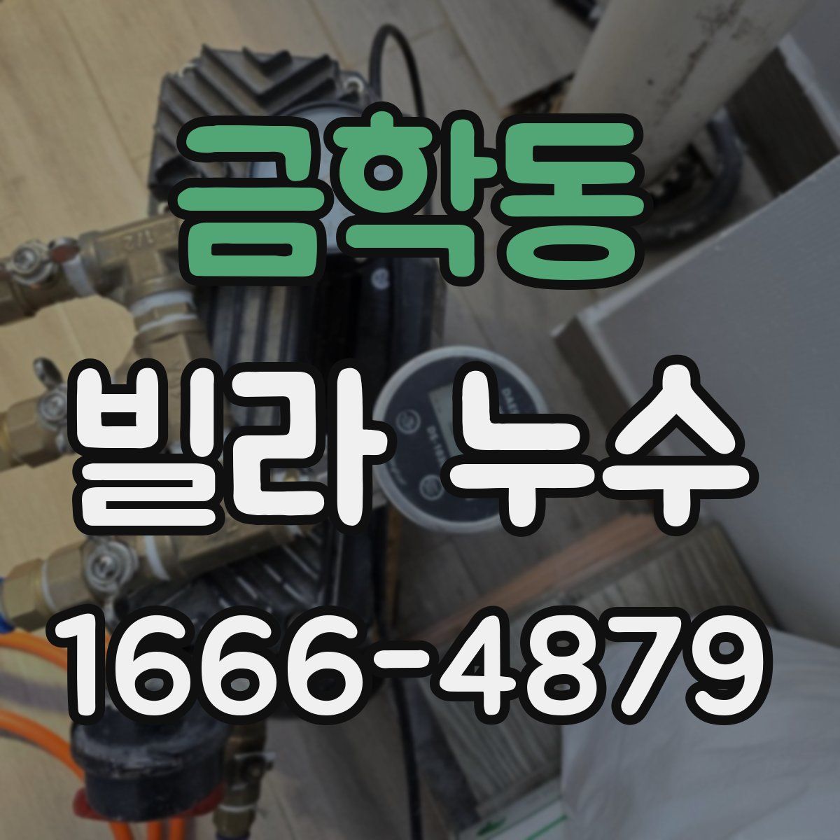 금학동 빌라 누수