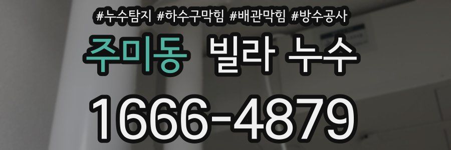 주미동 빌라 누수