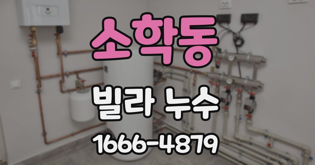 소학동 빌라 누수