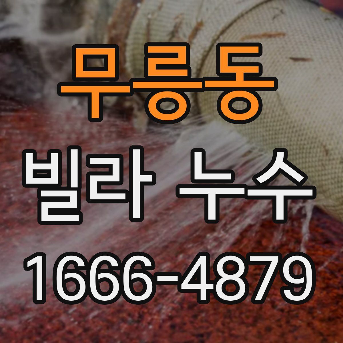 무릉동 빌라 누수