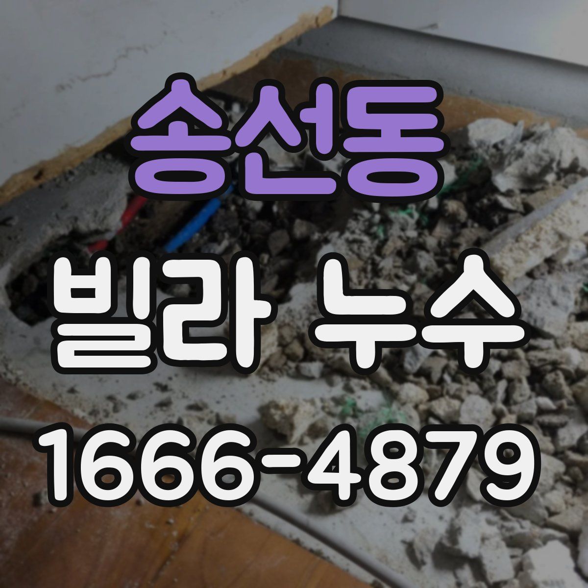 송선동 빌라 누수